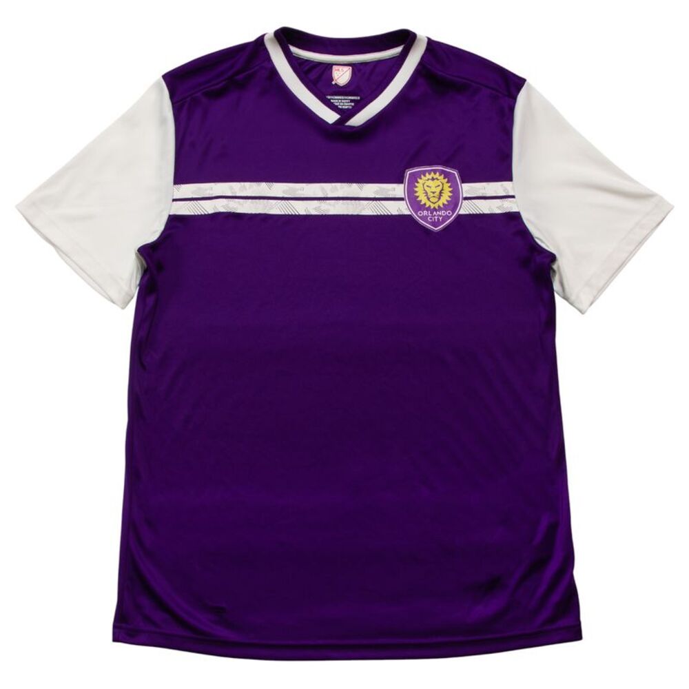 MLS Orlando City SC Men's Shoot Out Short Sleeve Jersey, Large